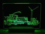 MB Trac 1100 - Claas Jaguar Fliegl Anhänger Maishäckseln mit Windrad